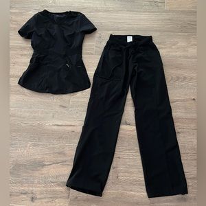 Black Cherokee Flex Scrub Set Size XS